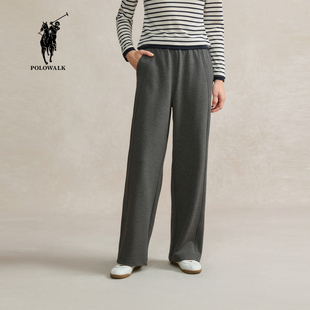 垂坠感休闲长裤 POLOWALK女式 女裤 2025秋冬新品 AY2W53700101 针织裤