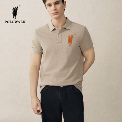 POLOWALK男装夏季新品男短袖百搭
