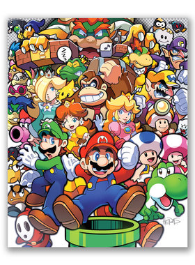 超级马里奥玛丽兄弟海报 Mario任天堂游戏人物动漫二次元装饰贴画