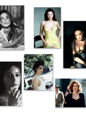 莫妮卡·贝鲁奇写真海报 Monica Bellucci性感模特女星摄影墙贴