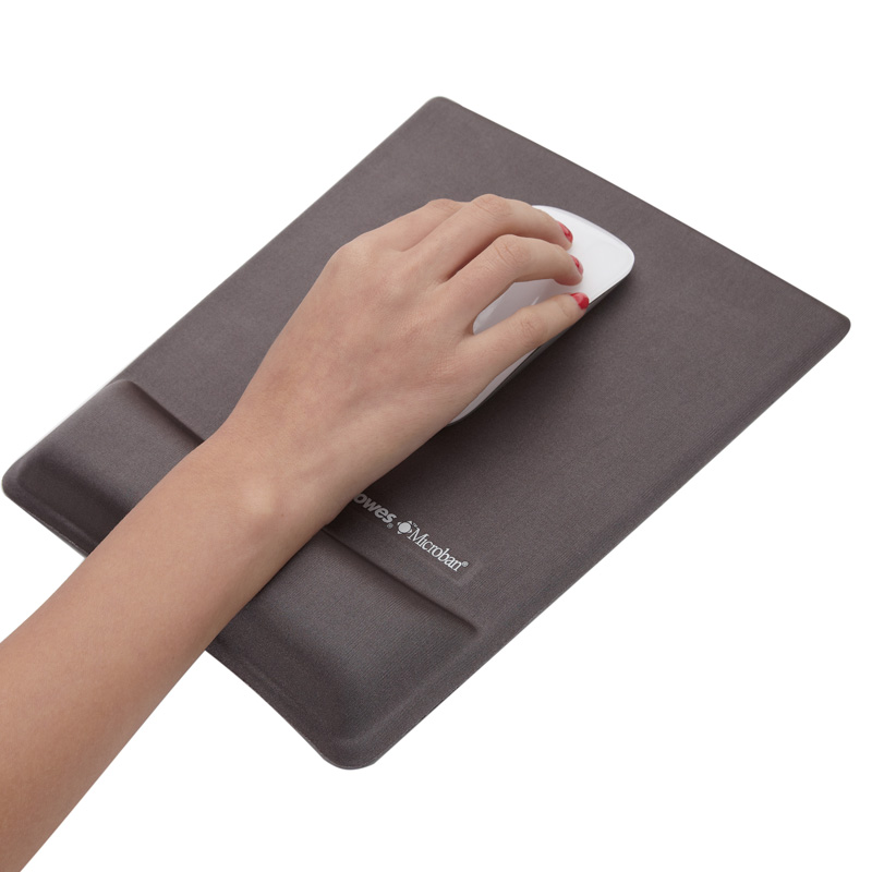 Fellowes范罗士布面鼠标垫护腕垫手创意鼠标护手枕腕托办公滑鼠垫