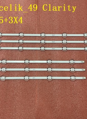 6pcs*全新灯条Arcelik_49_Clarity_3X5+3X4_1313FCA_L R