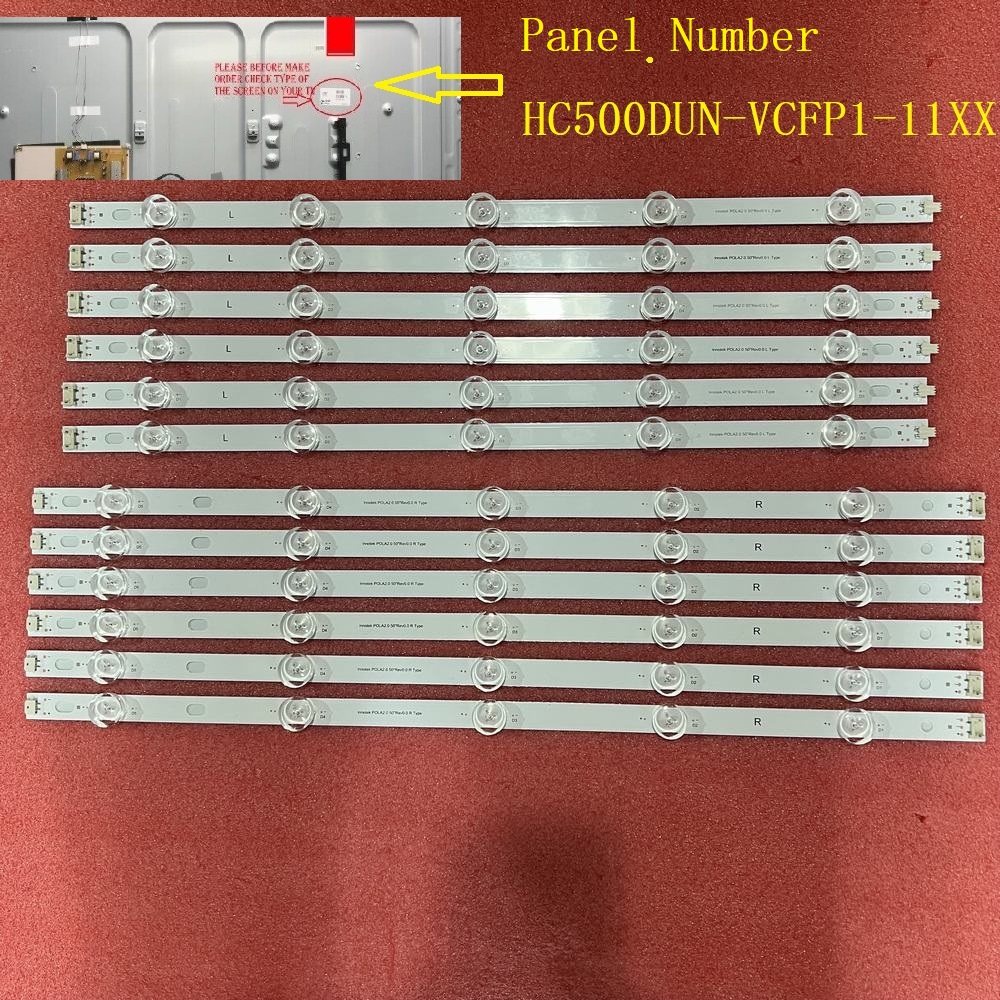 全新50LN灯条POLA 2.0 50 R L AGF78182801 HC500DUN-VCFP1-11XX