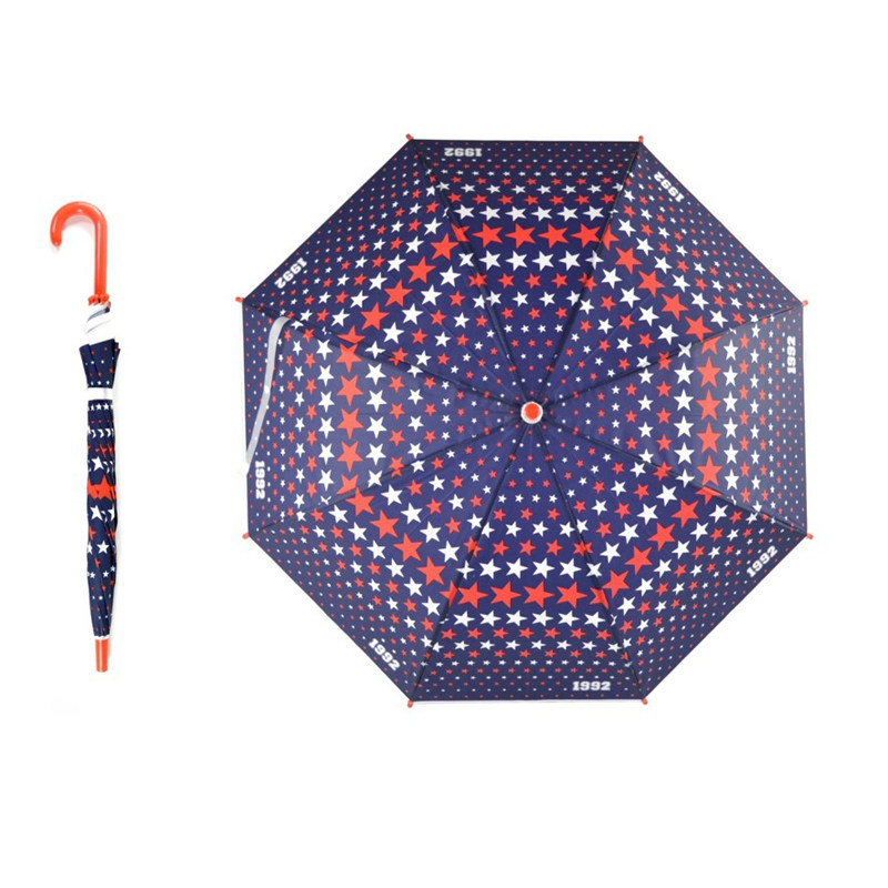 超值学生儿童直柄伞折雨伞图片
