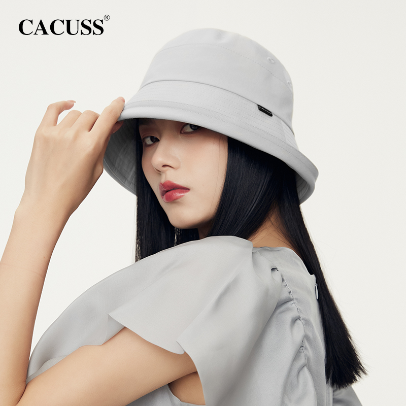 CACUSS遮阳帽女前短后长帽檐