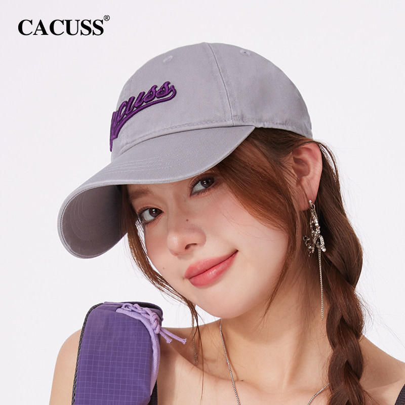 cacuss立体字母刺绣软顶棒球帽