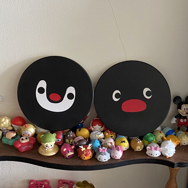 小红书同款ins小众个性黑色企鹅杯垫创意礼物吸水陶瓷垫咖啡杯垫,餐饮具,杯垫,淘宝优惠券,粉丝福利购,淘宝优惠卷