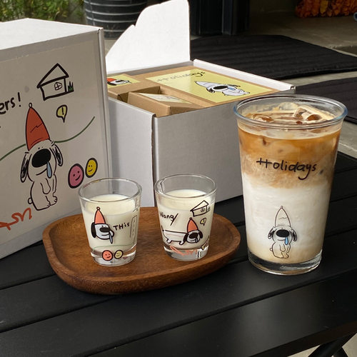 日式情侣小酒杯烧酒杯卡通