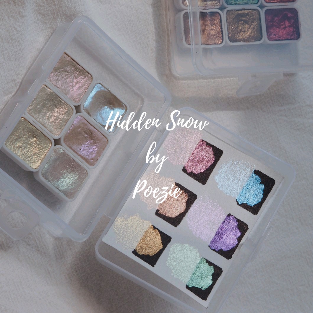 美甲晕染水彩颜料珠光色