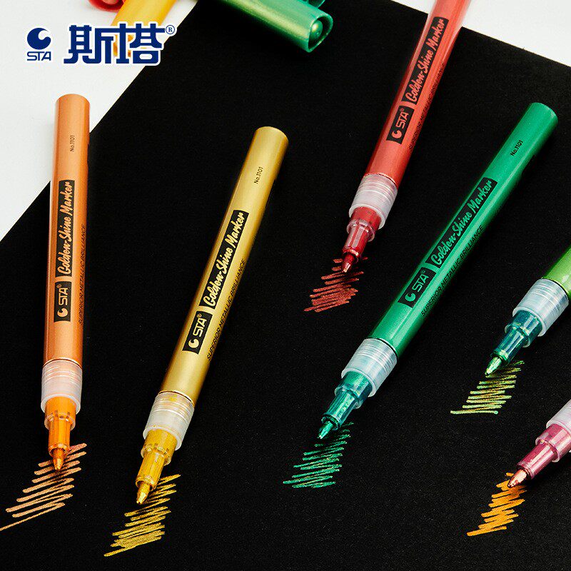 斯塔套装防水不掉色丙烯马克笔图片