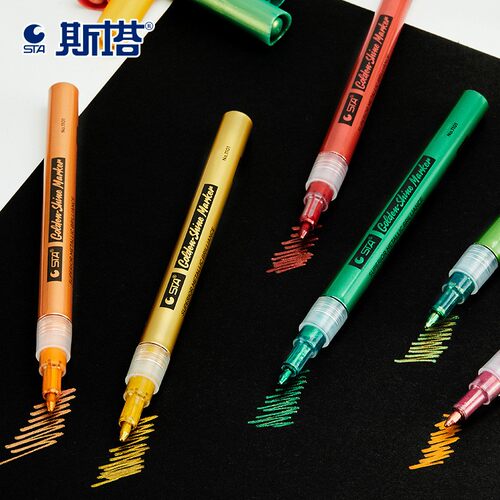 斯塔套装防水不掉色丙烯马克笔
