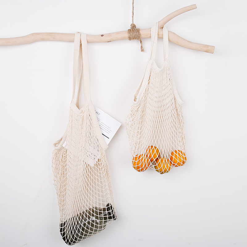 漫陶生活丨ins编织网袋购物袋网兜网袋水果手提购物袋手工编织