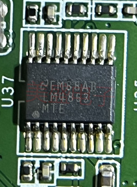 IC 芯片 LM4863MTE TSSOP20 集成电路 现货供应