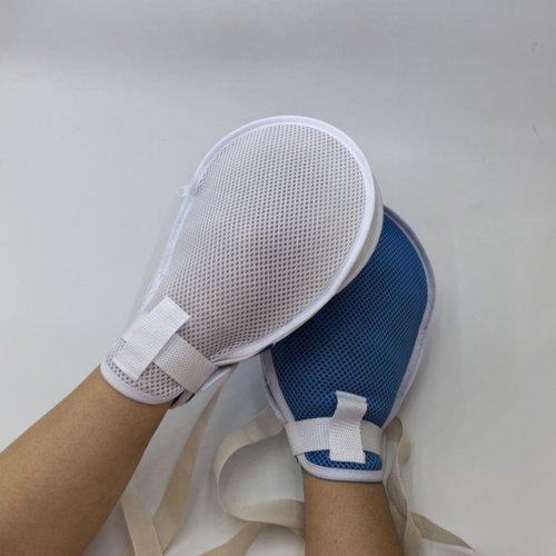拉锁款约束手套中老年防拔管自伤固定手绑带防乱抓挠束缚用品开口