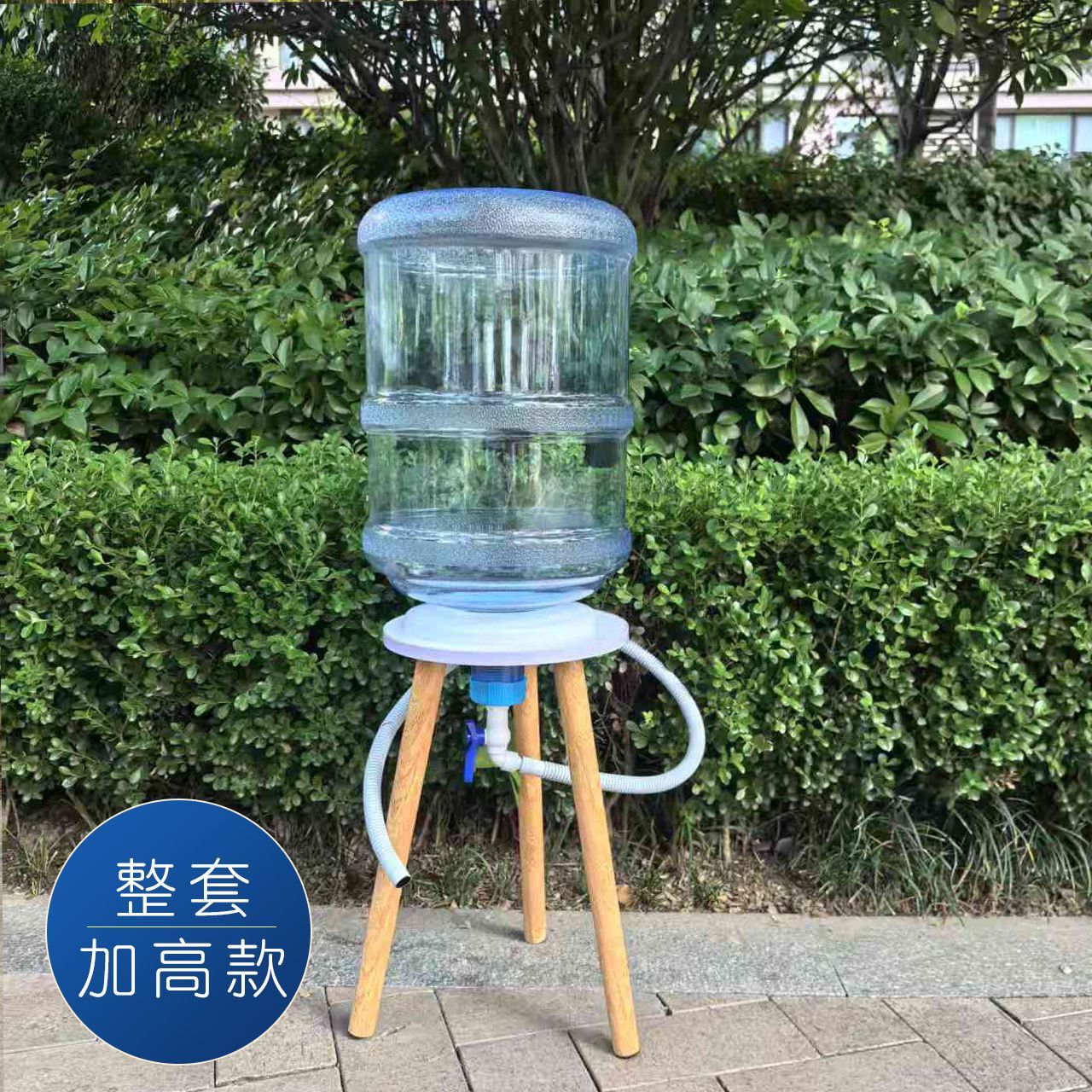 创意水桶改鱼缸DIY套装一整套纯净水桶改造神器一体支架透明养鱼