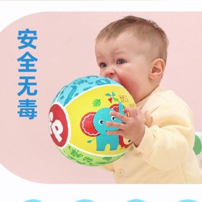 皮球儿童婴儿无毒可啃咬玩具球号5号卡通篮球皮球宝宝玩具