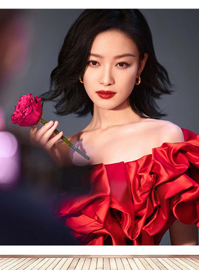 女明星海报制作美女倪妮写真周边房间寝室卧室床头贴画21