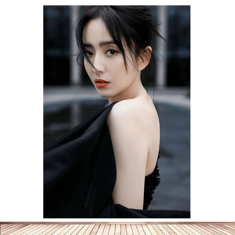 女明星海报定制佟丽娅美女写真周边海报房间寝室墙贴画自粘画05