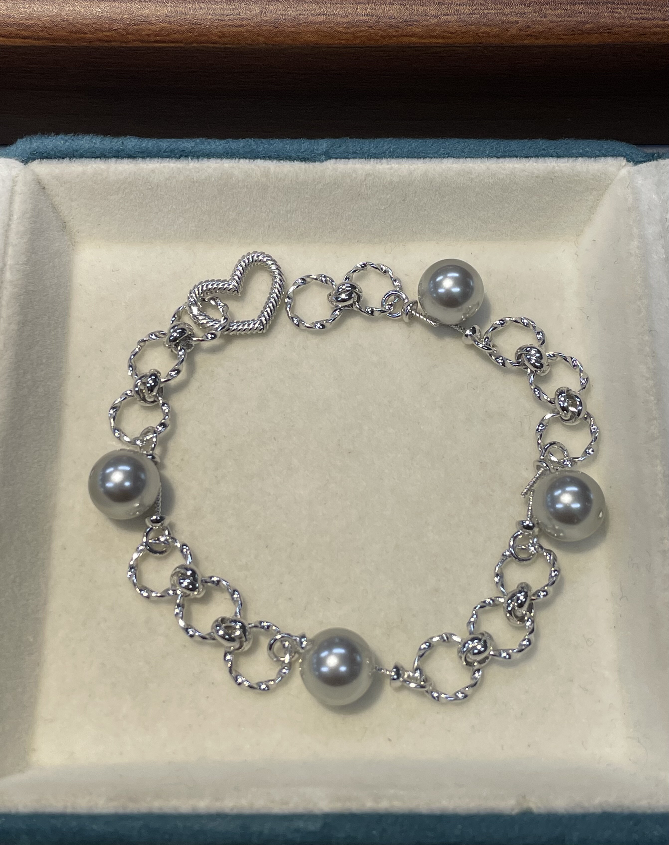 S925银镀白金麻花圆圈链条手链配件DIY珍珠小众设计个性手饰品,饰品/流行首饰/时尚饰品新,手链,淘宝优惠券,粉丝福利购,淘宝优惠卷