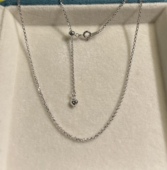 925银车花珍珠圈链 百搭锁骨链纯银气质