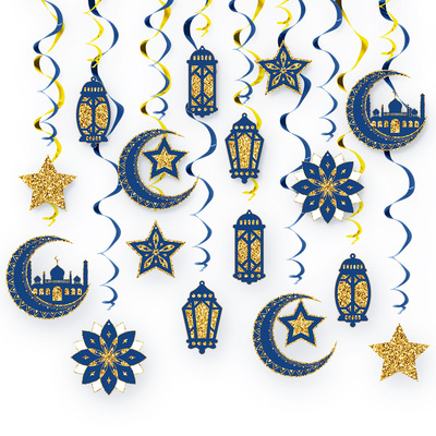 装饰悬挂漩涡派对气氛