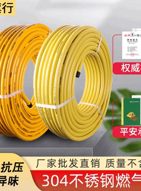 304不锈钢燃气管天然气管道连接金属防爆管煤气灶金属波纹管软管