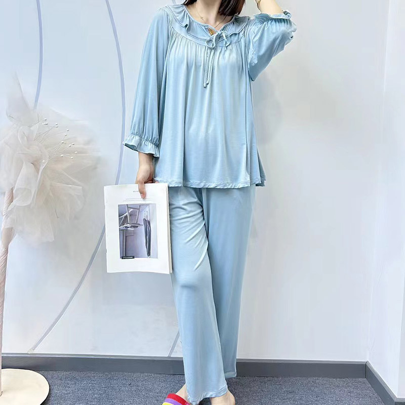 绮瑞女士莫代尔薄款七分袖家居服