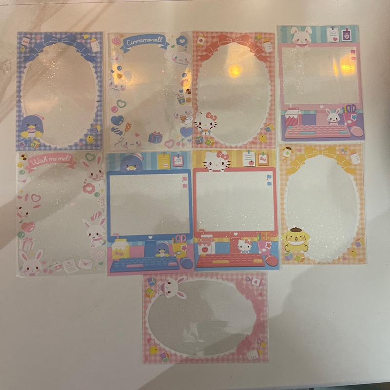 三丽鸥闪照咕卡卡套卡膜相片套膜