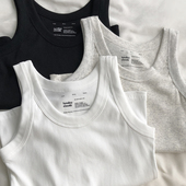 螺纹背心 背心百搭弹力内搭上衣夏 吊带无袖 日常闭眼入 显瘦修身