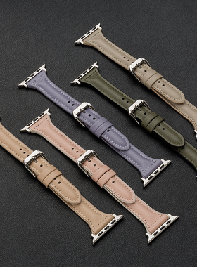 适用苹果手表小蛮腰Applewatchserises10/9/8/7表带iwatch6SE贴皮