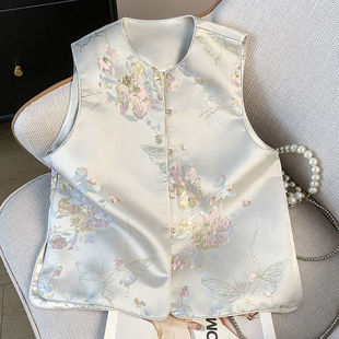 新中式国风马甲高级感2026新款春秋外穿洋气减龄民族风中国风坎肩