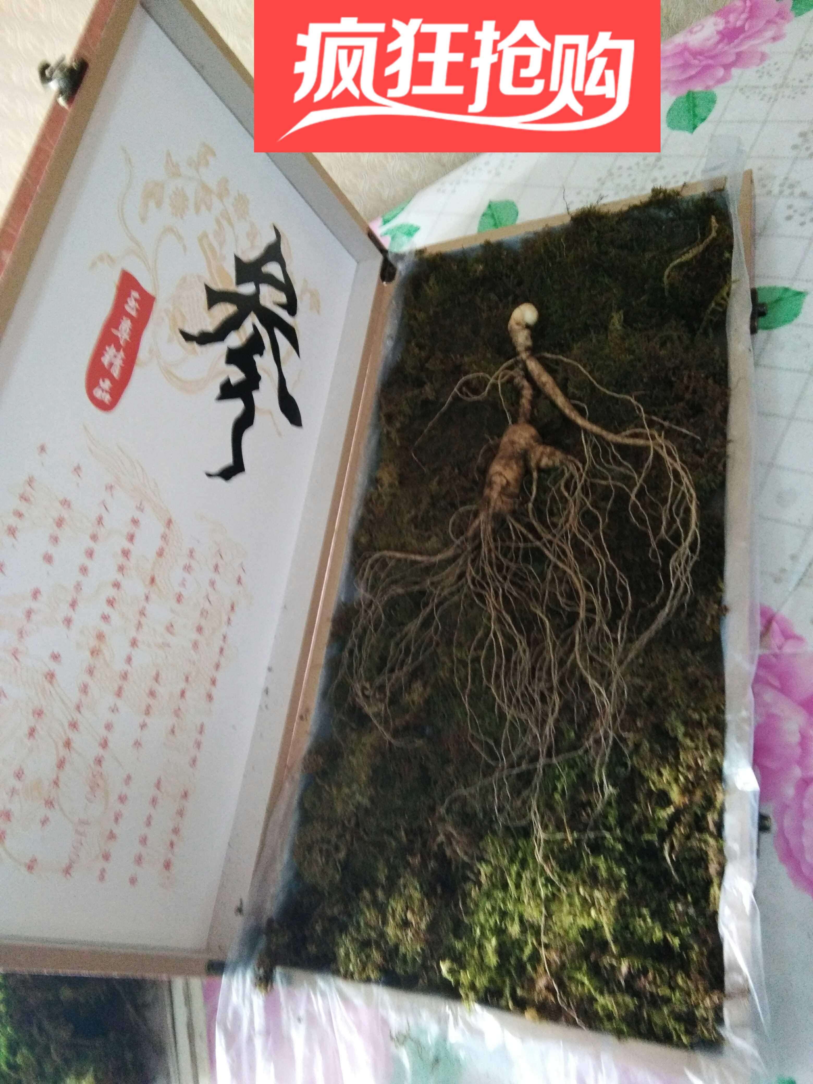 吉林省长白山整枝鲜人参保鲜参林下参泡酒料15年左右产地直销20g