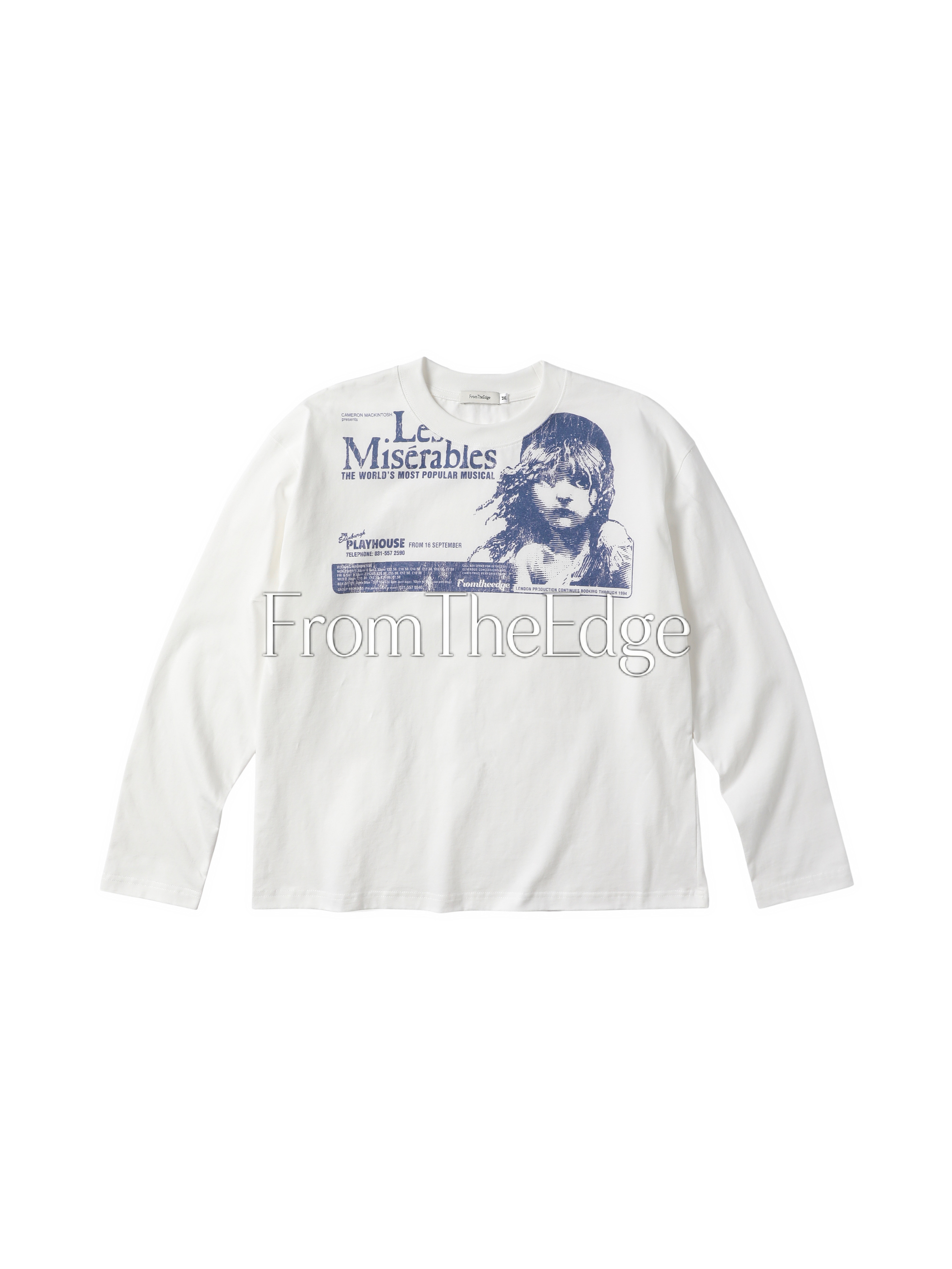 thumbnail for FromTheEdge [Musical Les Misérables] Mottled print short-sleeved long-sleeve T-shirt