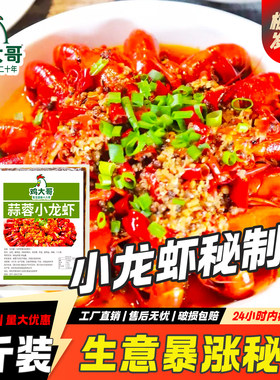 蒜蓉小龙虾调料商用麻辣甜辣炒虾尾炒花甲田螺龙虾调味料开店摆摊