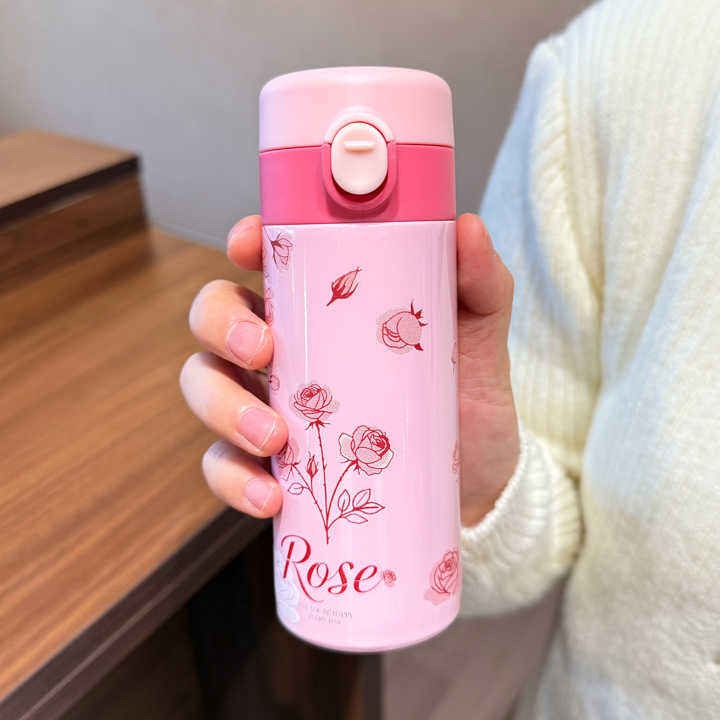 保温杯女小巧便携不锈钢直饮杯子