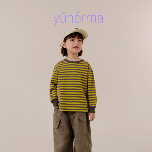 【幼儿园简约】条纹长袖圆领T恤