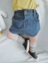 Quần bé trai Yuner Ma quần jeans bé trai mùa hè nước ngoài quần short bé denim rộng bé quần pp mỏng - Quần jean quần dài cho bé gái