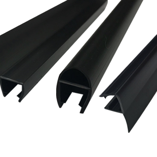 淋浴房吸条浴室挡水条 玻璃门磁条磁吸挡水挡风防水h型密封条黑色