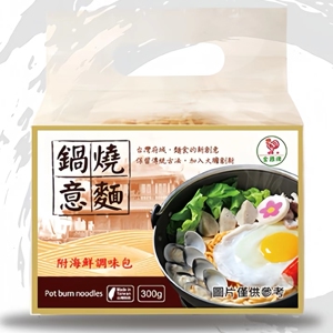 台湾原产金鸡牌锅烧意面300g