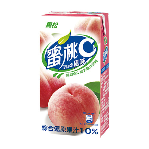 台湾原装进口黑松蜜桃C300ml