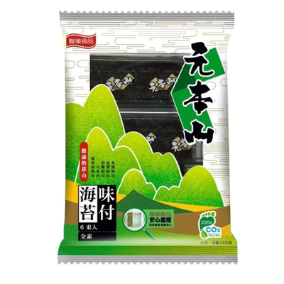 台湾原装联华元本山海苔味付对切