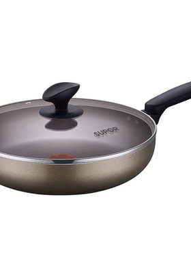 苏泊尔家用火红点煎锅26cm聚油平底煎锅可视化锅盖VJ26GP01