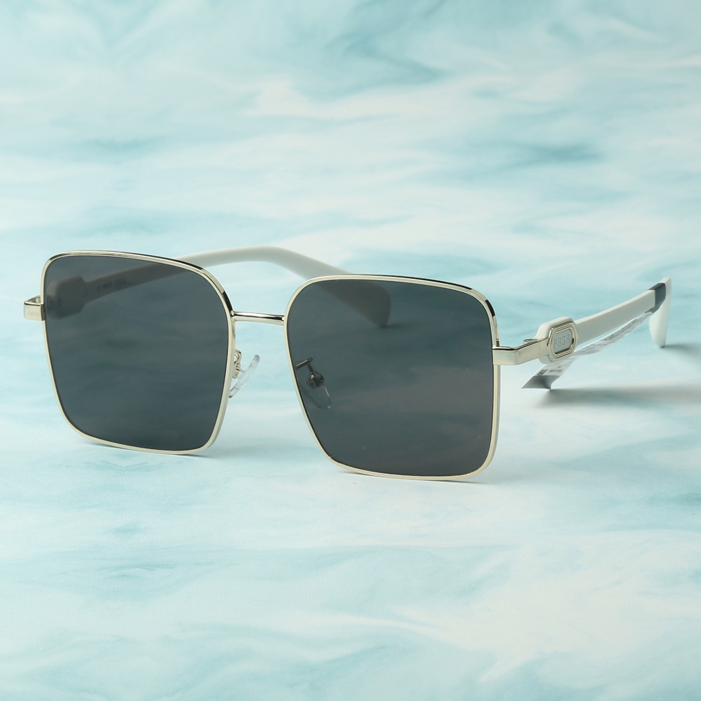 2026年新款帕莎太阳镜女金属大框方形眼镜帕沙品牌个性墨镜PS2083