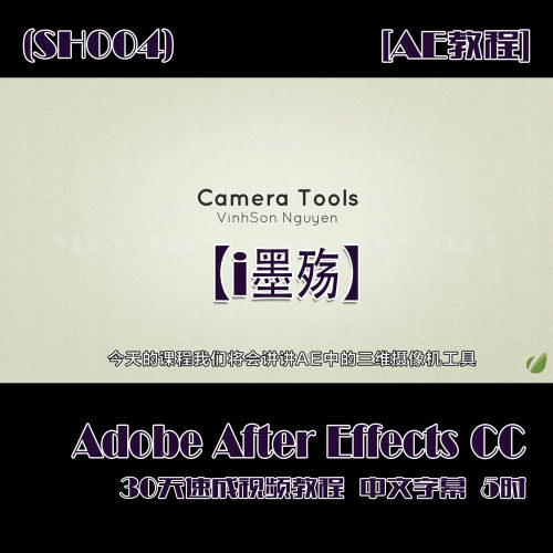(SH004)Adobe After Effects CC视频教材30天速成 中文字幕 5时