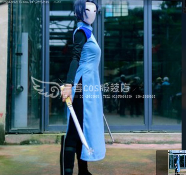 刺客伍六七 角色:梅花十三cosplay服装 旗袍 定制 三姜cosplay服