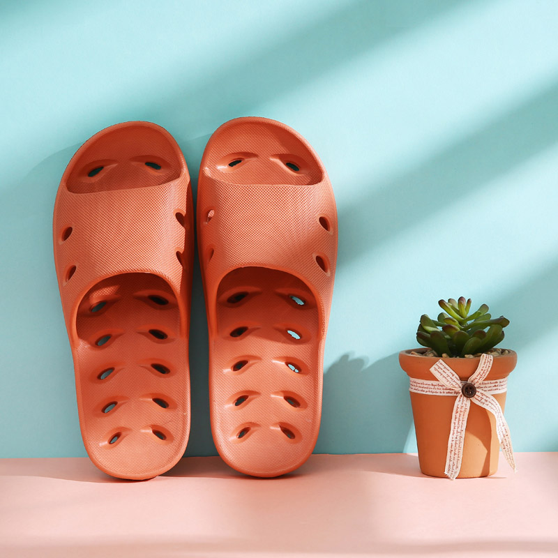 漏水拖鞋小白丫抗菌速干镂空