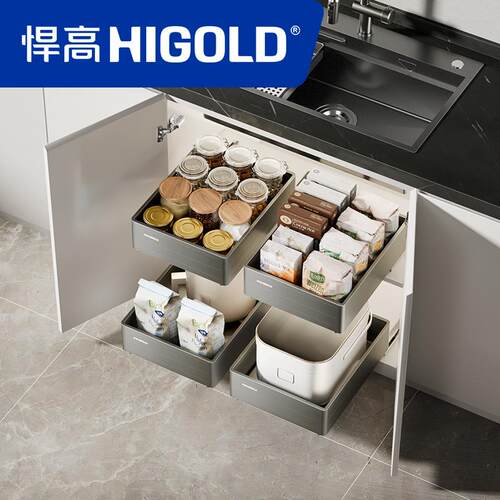悍高单层四边拉篮304不锈钢