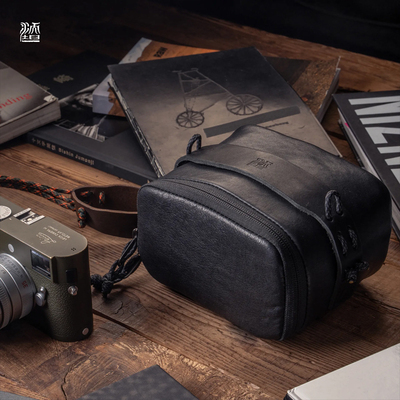 沃坦全皮随身数码相机包