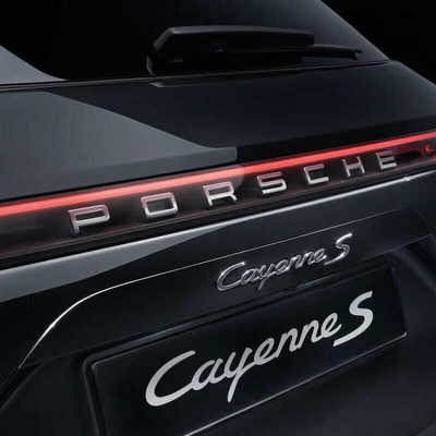 适用于保时捷字标卡宴macan字母911改装Cayenne S GTS字贴 后尾标
