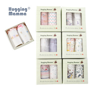 斑比内裤hugging mamma女童女宝纯棉平角裤三角短裤中大童不夹PP
